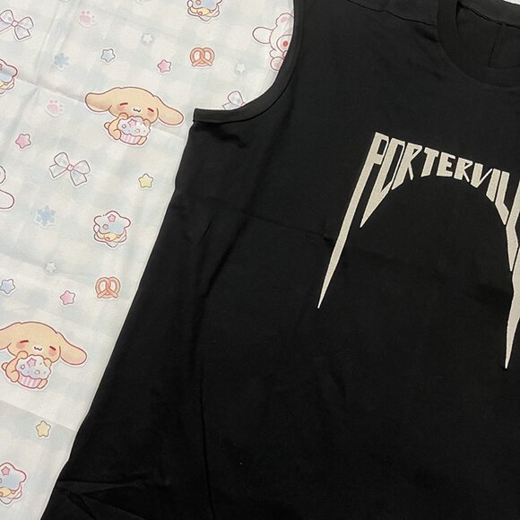 Rick Owens Drkshdw Porterville Tank Top Black - Picture 3 of 5